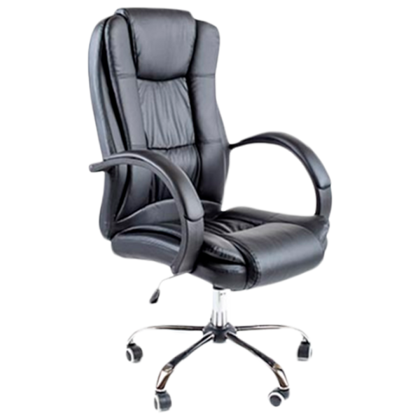 Fotoliu de birou AG Relax Piele artificială/ Black photo 1