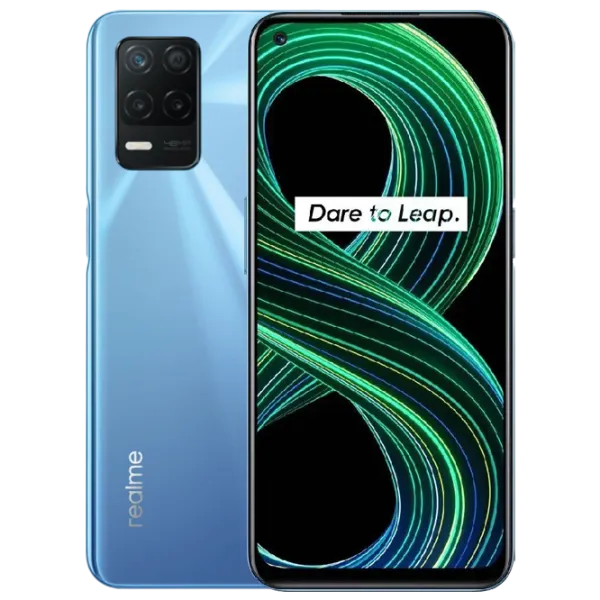 Realme 8 5G 4 GB/ 128 GB/ Dual SIM/ Blue  photo 1 Realme 8 5G 4 GB/ 128 GB/ Dual SIM/ Blue  photo 1