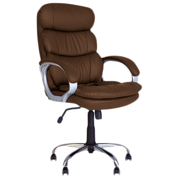 Fotoliu de birou Nowy Styl Dolce Piele artificială/ Brown Gray photo 1