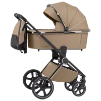 Cărucior pentru copil Carrello Ultimo 2 in 1 Chrome 599-003/ Beige