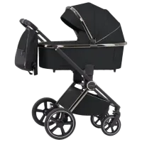 Cărucior pentru copil Carrello Ultimo 2 in 1 Chrome 599-004/ Black