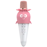 Микрофон Helmet BT K5 Розовый