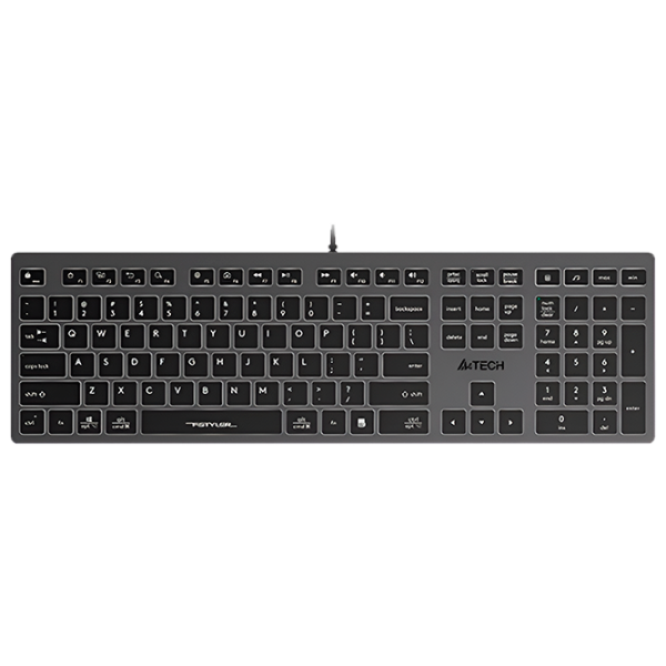 Клавиатура A4Tech FX60 Проводная/ Серый photo 1