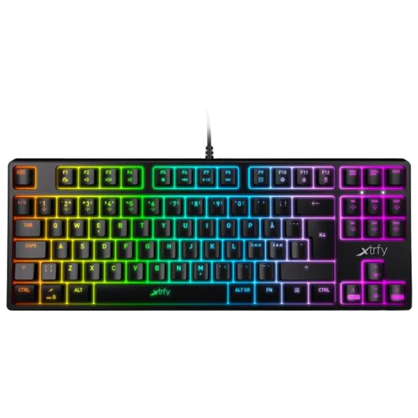 Tastatură Xtrfy K4 TKL Cu fir/ Black photo 1