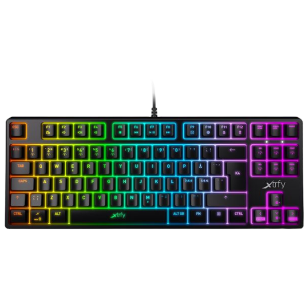Tastatură Xtrfy K4 TKL Cu fir/ Black photo 1