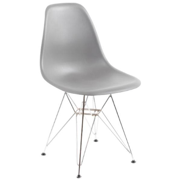 Scaun de bucătărie AG Bravo Steel Plastic/ Gray photo 1 Scaun de bucătărie AG Bravo Steel Plastic/ Gray photo 1