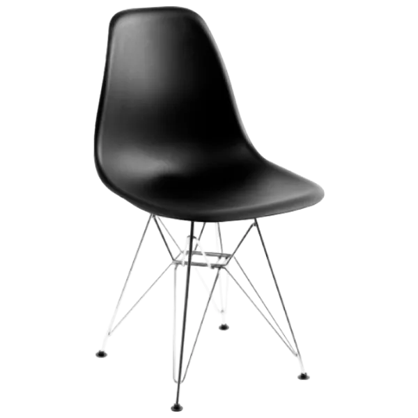 Scaun de bucătărie AG Bravo Steel Plastic/ Black photo 1