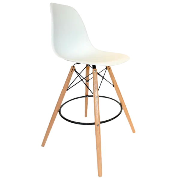 Scaun de bucătărie AMF Bravo Hoker Plastic/ White photo 1
