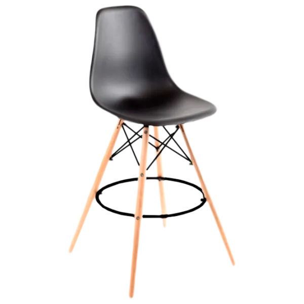 Scaun de bucătărie AMF Bravo Hoker Plastic/ Black photo 1
