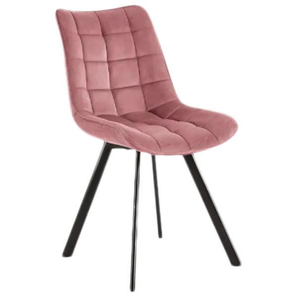 Scaun de bucătărie AG K332 Velur/ Pink photo 1 Scaun de bucătărie AG K332 Velur/ Pink photo 1