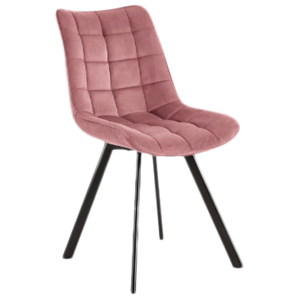 Scaun de bucătărie AG K332 Velur/ Pink photo 1 Scaun de bucătărie AG K332 Velur/ Pink photo 1