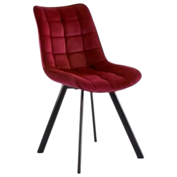 Scaun de bucătărie AG K332 Velur/ Bordo photo 1