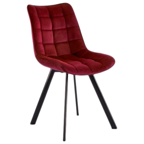 Scaun de bucătărie AG K332 Velur/ Bordo photo 1