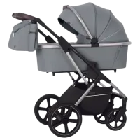Детская коляска Carrello Aurora New 2 in 1 468-003/ Серый