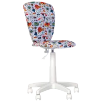 Fotoliu de birou Nowy Styl Polly GTS СМ-02 Stofă/ Multicolor White