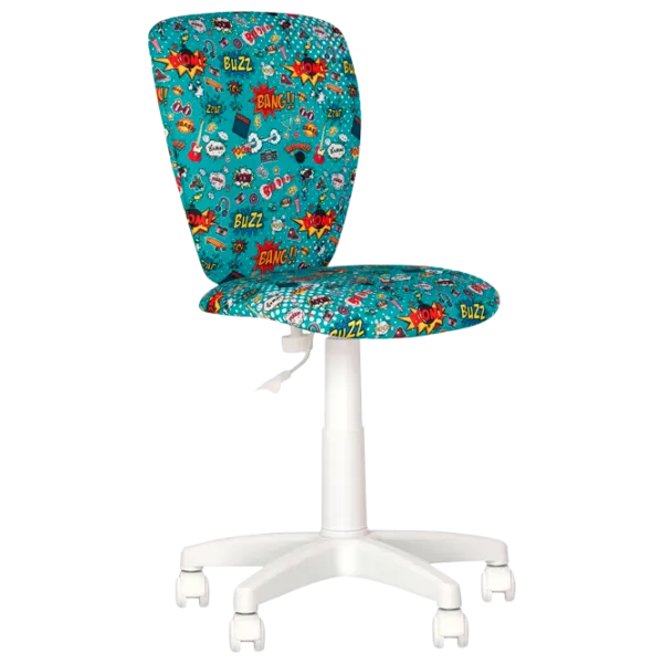 Офисное кресло Nowy Styl Polly GTS СМ-02 Ткань/ Синий Белый photo 1