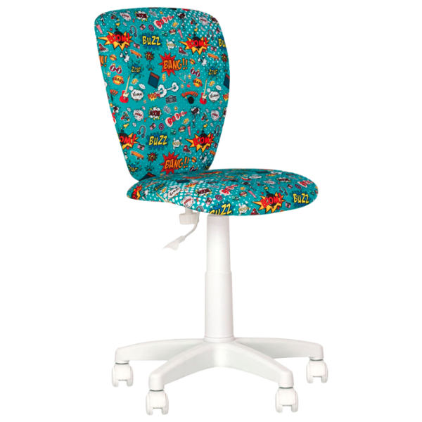 Офисное кресло Nowy Styl Polly GTS СМ-02 Ткань/ Синий Белый photo 1