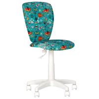 Офисное кресло Nowy Styl Polly GTS СМ-02 Ткань/ Синий Белый