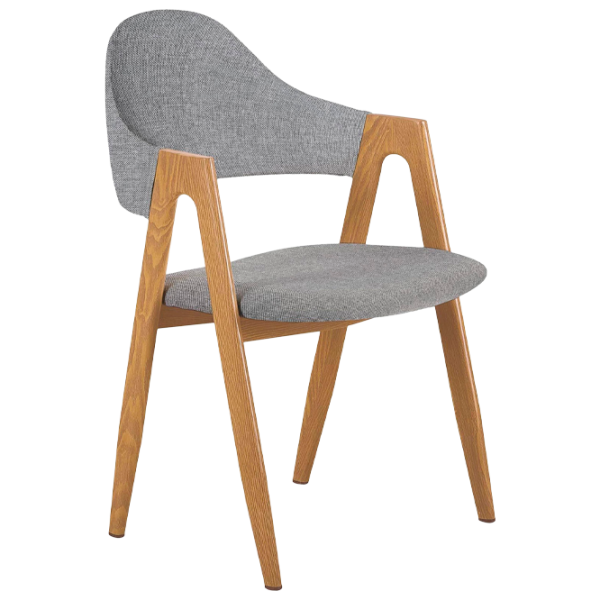 Scaun de bucătărie Halmar K344 ECO Piele/ Gray photo 1