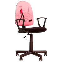 Офисное кресло Nowy Styl Falcon GTP Ткань/ Черный Розовый