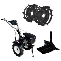 Motocultor Technoworker HB 700 RS PRO SET/ RSR.1.2-PRO 4 timpi/ Benzină