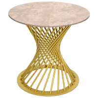 Masă de bucătărie DecoPrim Cleaf Inflorat PAL/ Gold