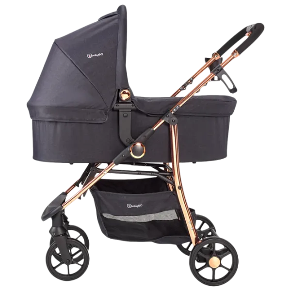 Cărucior pentru copil BabyGo Style 3 in 1 506-002/ Black photo 1
