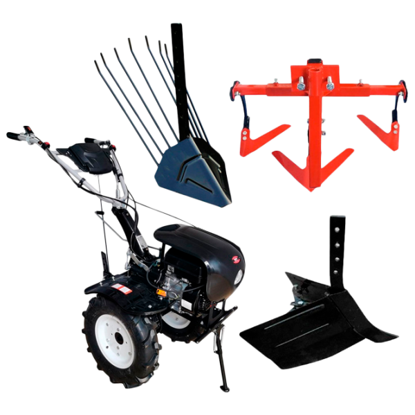Мотокультиватор Technoworker HB 700 RS PRO SET/ RSP.2.3-PRO 4х тактный/ Бензин photo 1