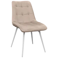 Scaun de bucătărie DecoPrim Capella Stofă/ Beige White