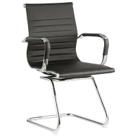 Scaun de birou DecoPrim F-75L Piele artificială/ Black