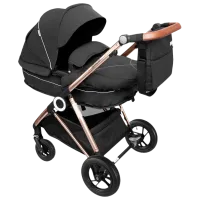 Детская коляска BabyGo Halime Air 503-002/ Черный