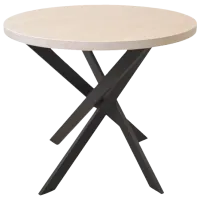 Masă de bucătărie DecoPrim Torino Rondo PAL/ Beige