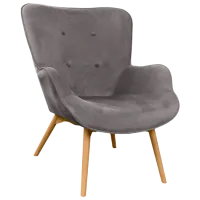 Fotoliu living DecoPrim Leonard Dark Gray