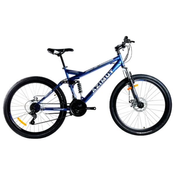 Bicicletă Azimut Race 29" 19" Oțel/ Blue White photo 1 Bicicletă Azimut Race 29" 19" Oțel/ Blue White photo 1