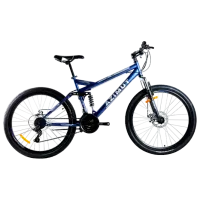 Велосипед Azimut Race 29" 19" Сталь/ Синий Белый