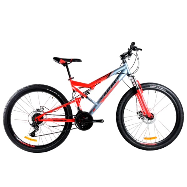 Bicicletă Azimut Scorpion 29" 19" Oțel/ Red Gray photo 1