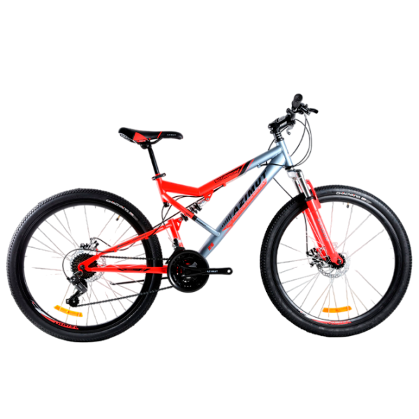 Bicicletă Azimut Scorpion 29" 19" Oțel/ Red Gray photo 1