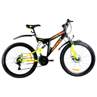 Bicicletă Azimut Power 26" 19" Oțel/ Black Yellow