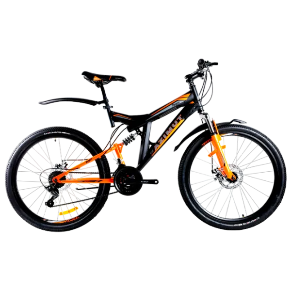 Bicicletă Azimut Power 26" 19" Oțel/ Black Orange photo 1 Bicicletă Azimut Power 26" 19" Oțel/ Black Orange photo 1
