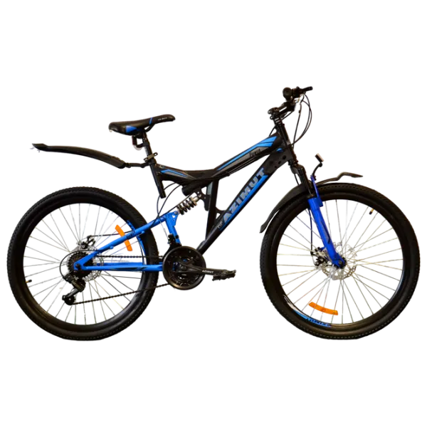Bicicletă Azimut Power 26" 19" Oțel/ Black Blue photo 1 Bicicletă Azimut Power 26" 19" Oțel/ Black Blue photo 1
