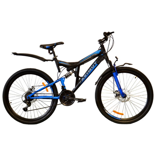 Bicicletă Azimut Power 26" 19" Oțel/ Black Blue photo 1 Bicicletă Azimut Power 26" 19" Oțel/ Black Blue photo 1