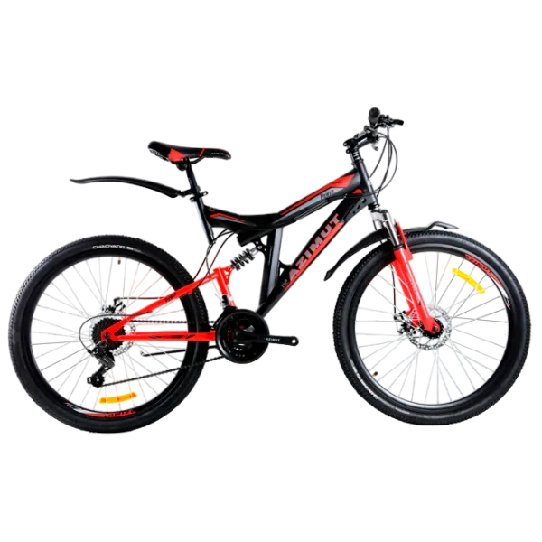 Bicicletă Azimut Power 26" 19" Oțel/ Black Red photo 1 Bicicletă Azimut Power 26" 19" Oțel/ Black Red photo 1