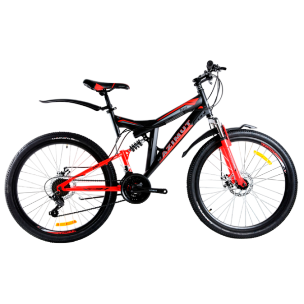 Bicicletă Azimut Power 26" 19" Oțel/ Black Red photo 1 Bicicletă Azimut Power 26" 19" Oțel/ Black Red photo 1