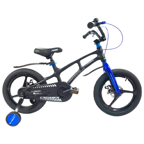 Bicicletă Crosser Magnesium New 16" Aliaj de magneziu/ Black Blue photo 1 Bicicletă Crosser Magnesium New 16" Aliaj de magneziu/ Black Blue photo 1