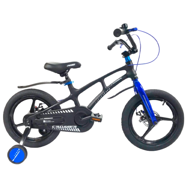 Bicicletă Crosser Magnesium New 16" Aliaj de magneziu/ Black Blue photo 1 Bicicletă Crosser Magnesium New 16" Aliaj de magneziu/ Black Blue photo 1