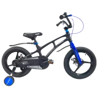 Велосипед Crosser Magnesium New 16" Магниевый сплав/ Черный Синий