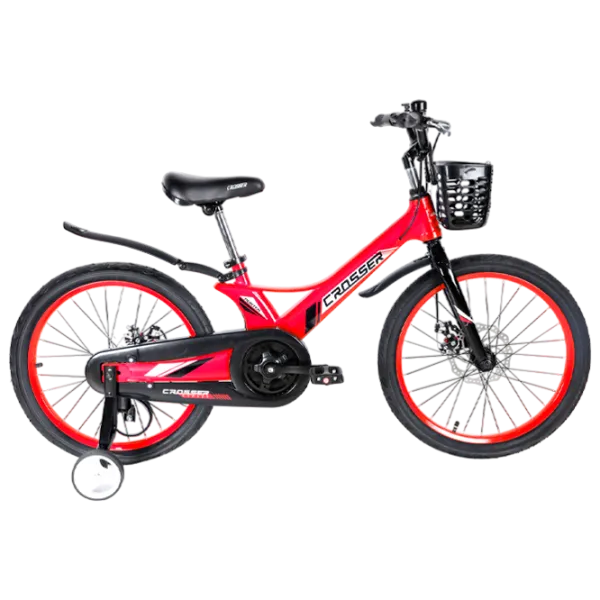 Bicicletă Crosser Hunter 20" Aliaj de magneziu/ Red Black photo 1 Bicicletă Crosser Hunter 20" Aliaj de magneziu/ Red Black photo 1