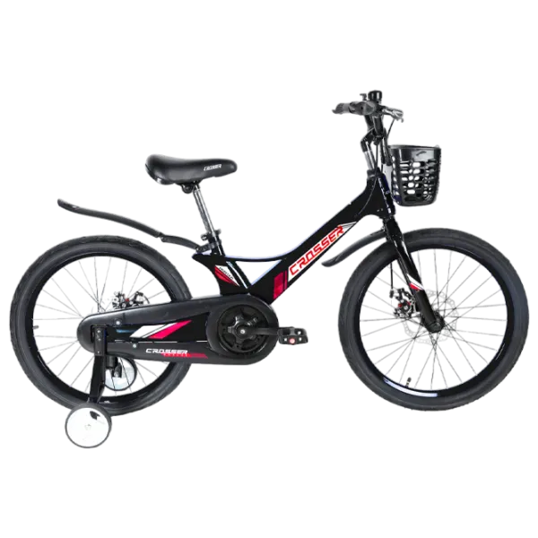 Велосипед Crosser Hunter 20" Магниевый сплав/ Черный Красный photo 1