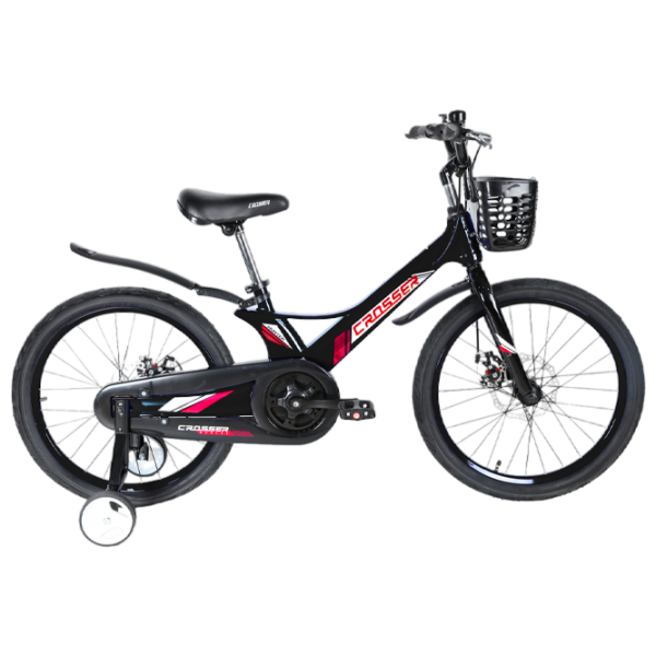 Велосипед Crosser Hunter 20" Магниевый сплав/ Черный Красный photo 1