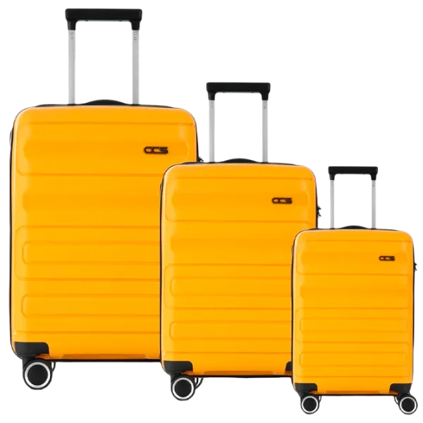 Valiză CCS 5225 Set 105l/ Yellow photo 1